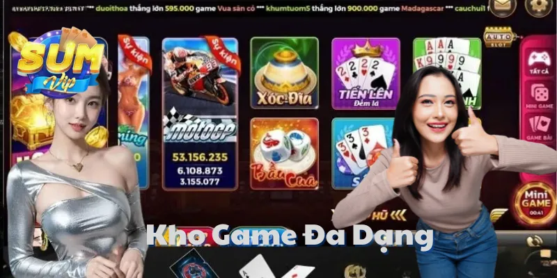 Kho game đa dạng